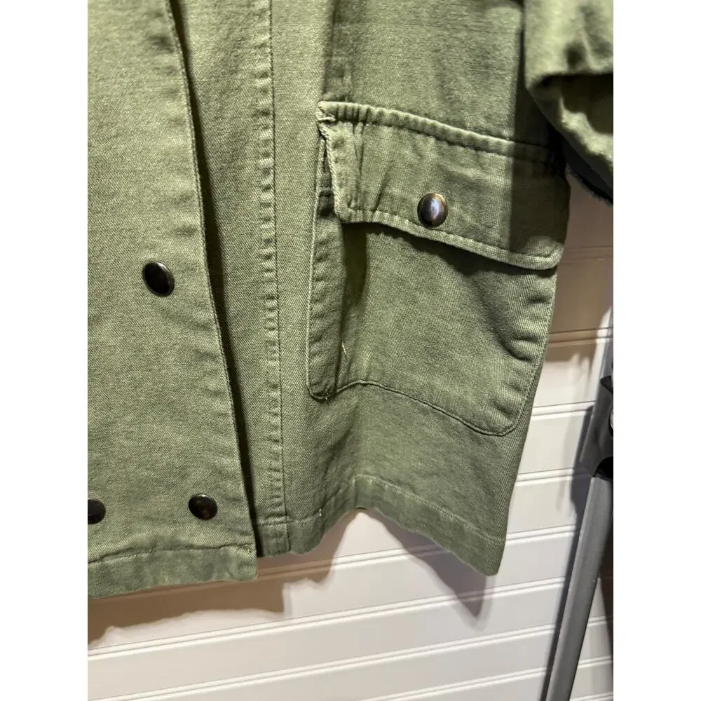 POL Double Breasted Adjustable Sleeve Lightweight Jacket Size S
